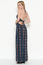 Load image into Gallery viewer, Mixed print cut out maxi dress - a.o.allure