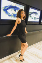 Load image into Gallery viewer, Black ribbed dress - a.o.allure
