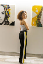 Load image into Gallery viewer, Black/white /mustard pants - a.o.allure